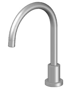 Verona Hob Sink Spout 175mm CP