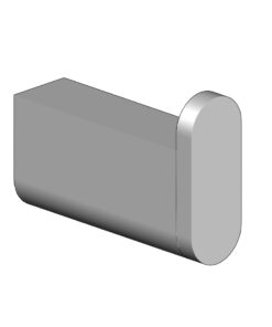 Franca Glass Bathroom Shelf CP